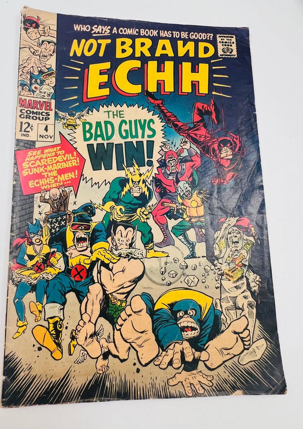 Marvel Comics - Not Brand ECHH Issue 4 Silver Age Comic (1967)