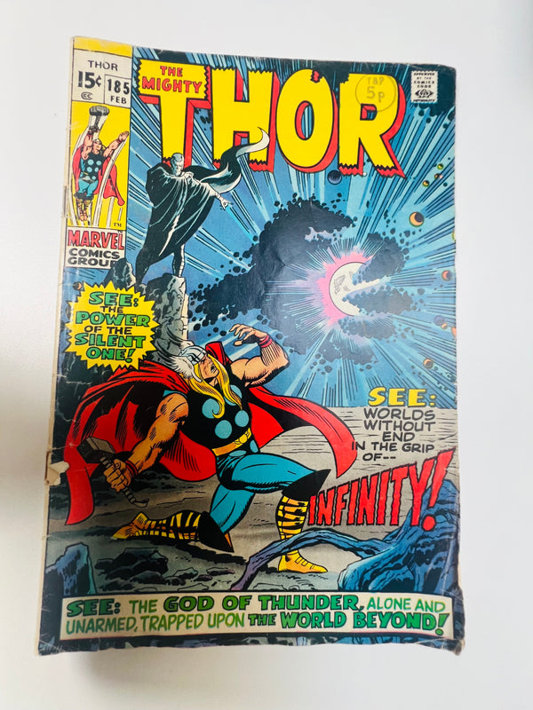 Marvel Comics - The Mighty Thor Issue 185 1st Appearance of the Guardian and Infinity Silver Age Comic (1970)