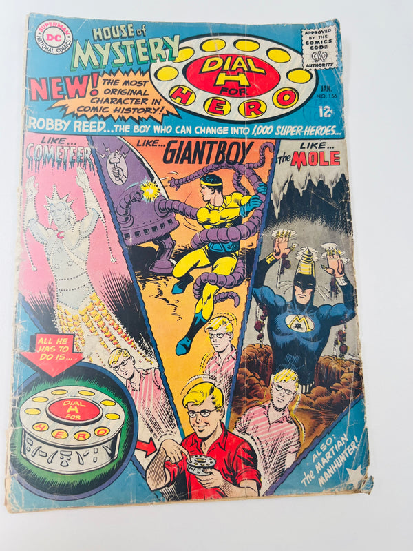 DC - House Of Mystery Issue 156 1st Appearance Robby Reed Silver Age Comic (1966)