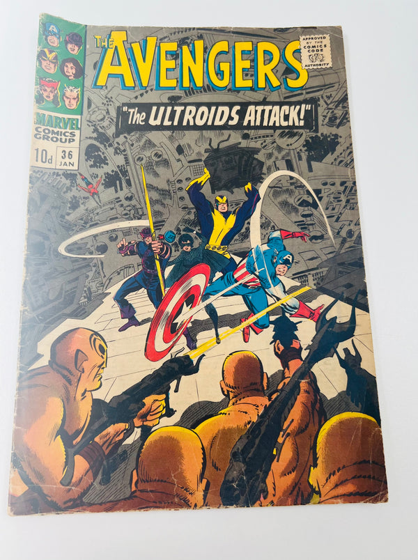 Marvel - The Avengers Issue 36 Silver Age Comic (1966)