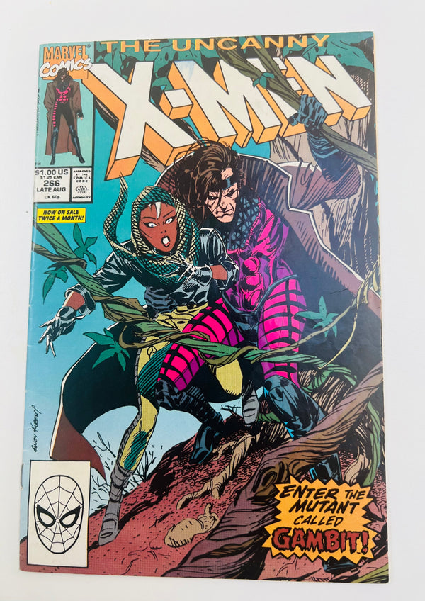 The Uncanny X-Men Issue 266 1st Appearance of Gambit NM 9.0 Grade (1990)