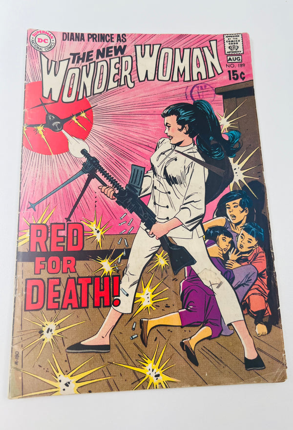 DC - The New Wonder Woman Issue 189 Bronze Age Comic (1970)