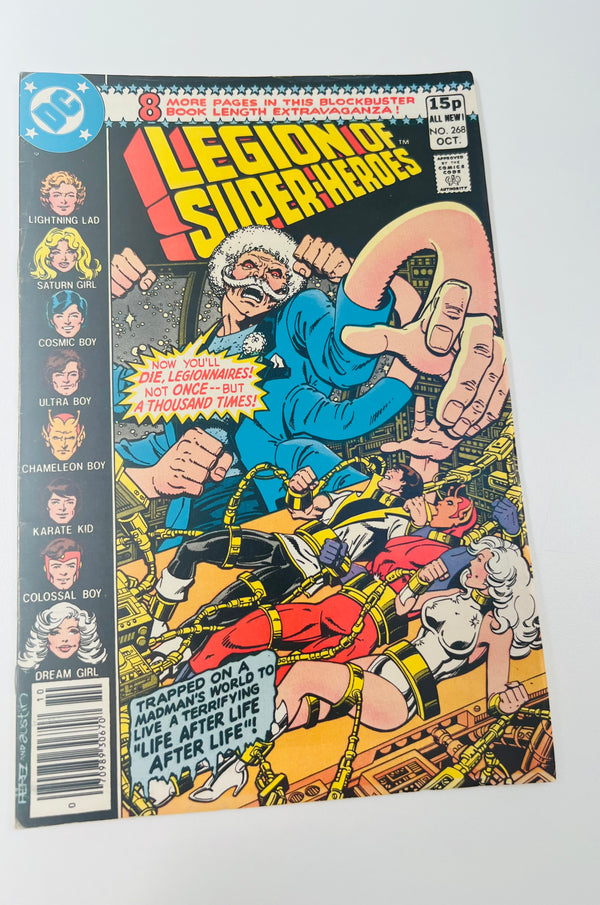 DC - Legion Of Super-Heroes Issue 268 1st Appearance of Dr Mayavale Bronze Age Comic (1980)