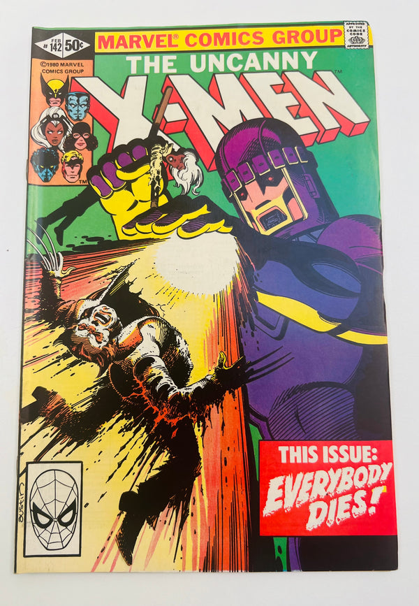 Uncanny X-Men Issue 142 Days Of Future Past Bronze Age Comic (1981) 9.4 Grade