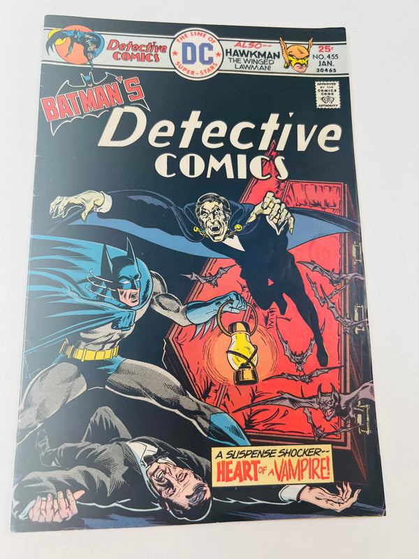 DC - Detective Comics Issue 455 Bronze Age Comic Batman (1975)