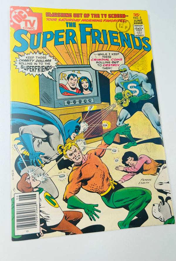 DC - The Super Friends Issue 5 Bronze Age Comic (1977)