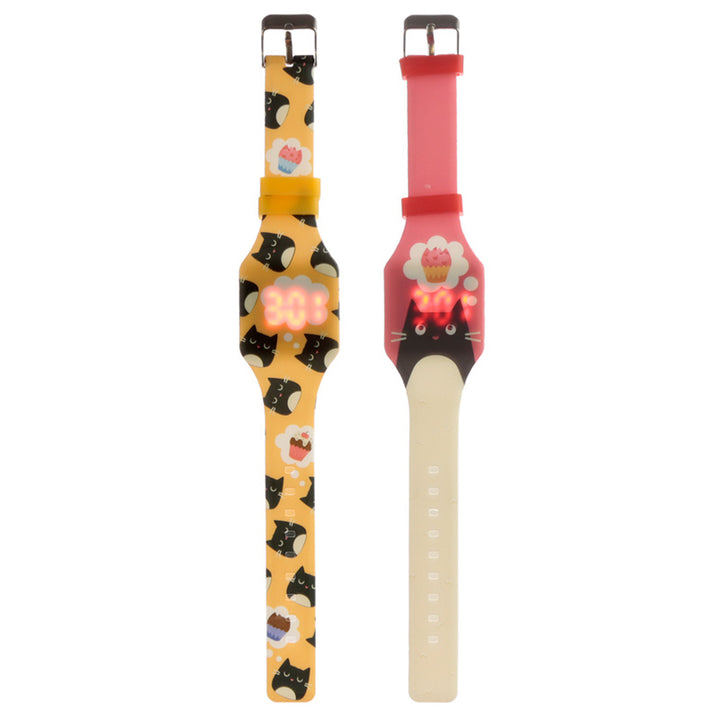 Silicone Digital Watch - Feline Fine Cat WATC03-0