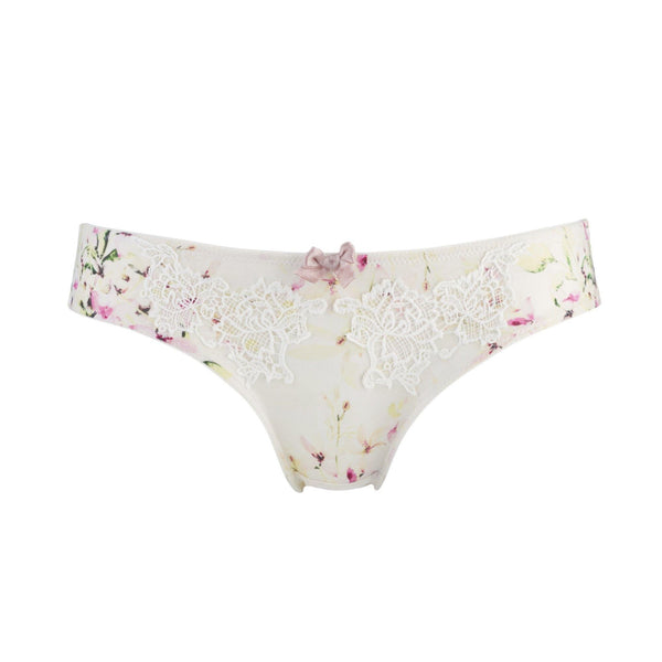 Sunbleached Floral - Silk & Organic Cotton Brief-0