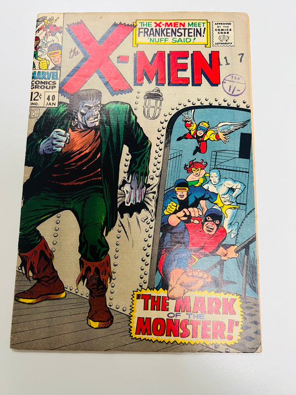 Marvel - The Uncanny X-Men #40 Tuska Frankenstein (1967)