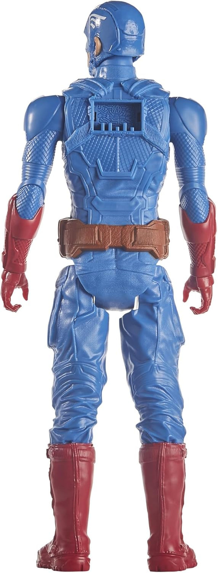 Marvel Avengers Titan Hero Series Captain America 12” Action Figure, Blue