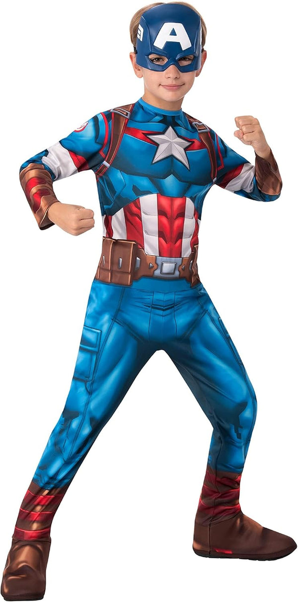 Official Marvel Captain America Childs Fancy Dress Costume