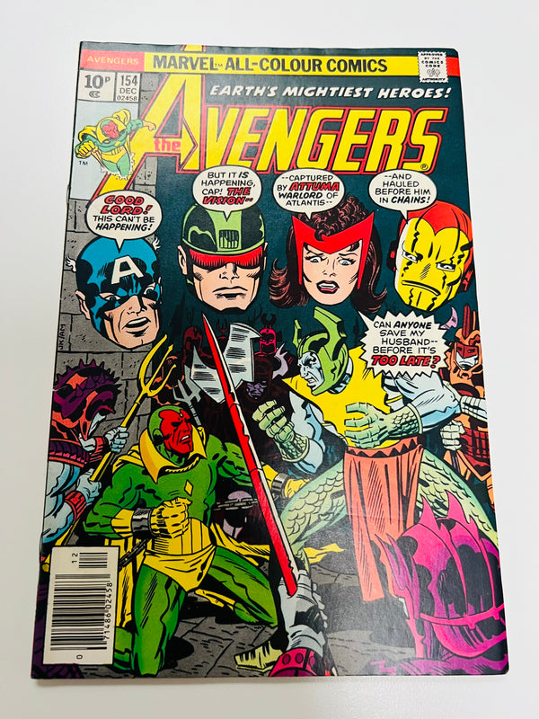 Marvel - The Avengers #154 1st Appearance of Tyrak (1976)