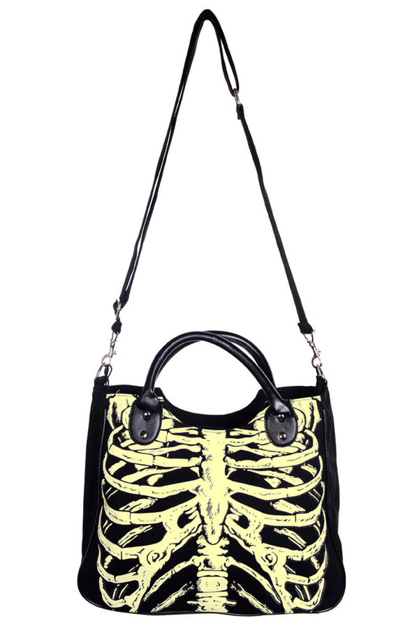 Glow In The Dark Skeleton Shoulder Bag