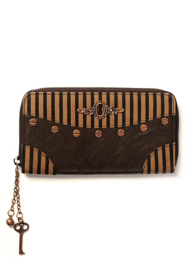 Banned Apparel - Brown Stripe Wallet