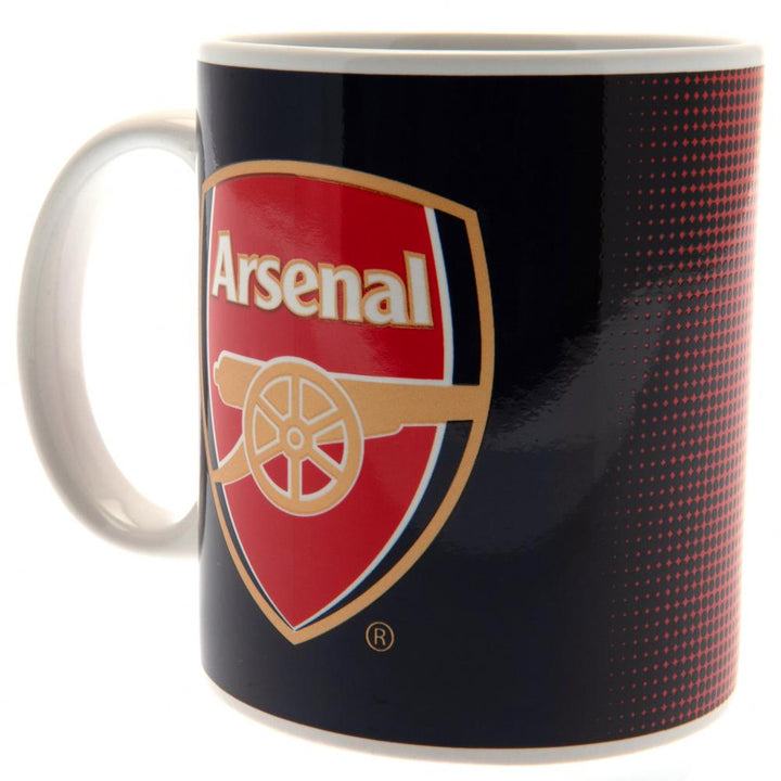 Arsenal FC Halftone Mug by Football>Premier League>Arsenal FC