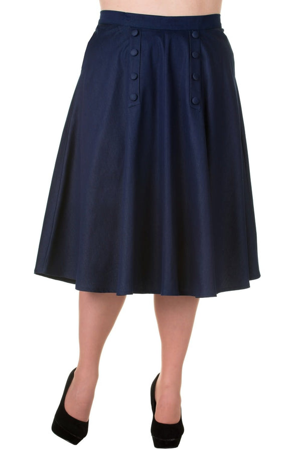 Banned Apparel - Blueberry Hill Skirt