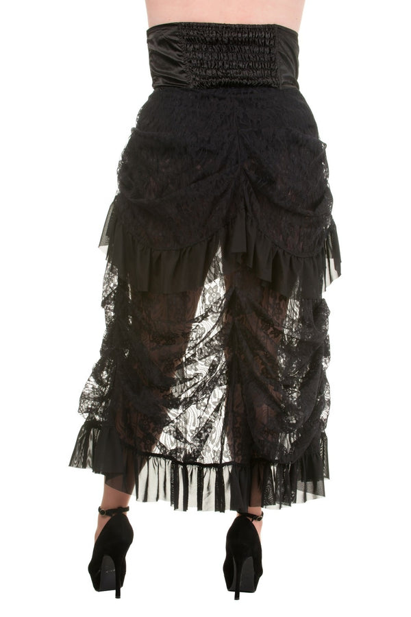 Plus Size Lace Victorian Skirt
