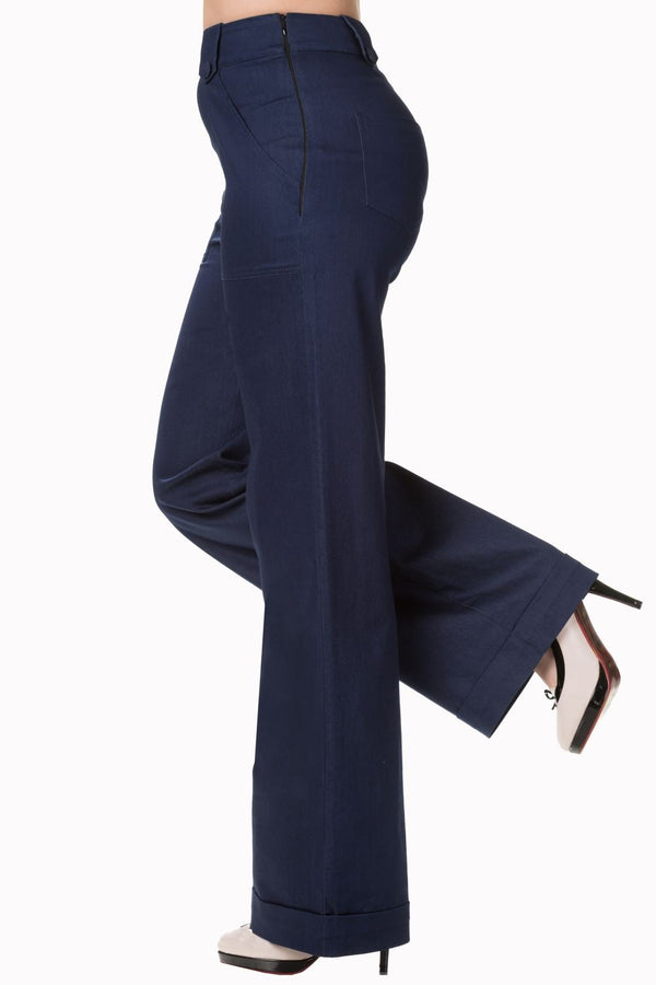 BLUEBERRY HILLS FLARED TROUSERS