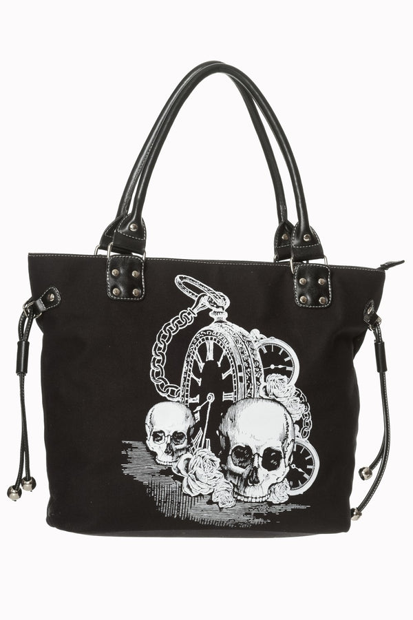 Banned Apparel - Back In Black Steampunk Bag by Banned Apparel