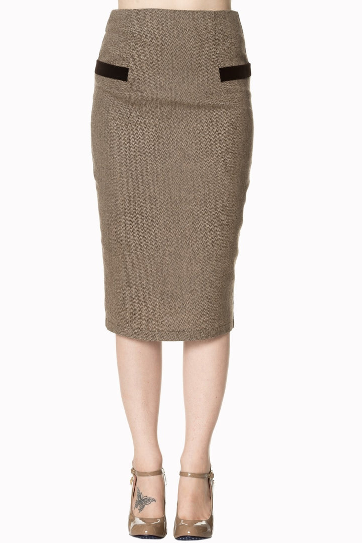 LADY LUCK PENCIL SKIRT by Banned Apparel