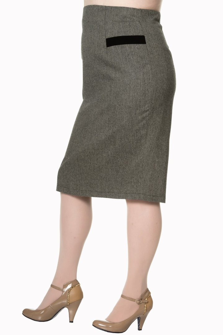 LADY LUCK PENCIL SKIRT by Banned Apparel