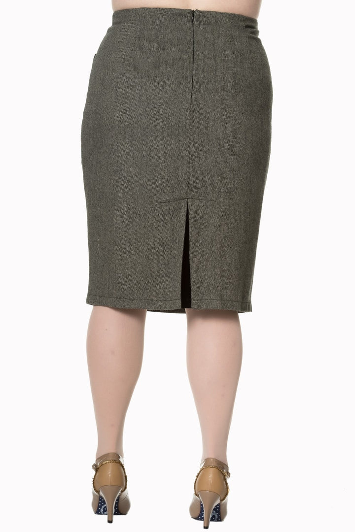 LADY LUCK PENCIL SKIRT by Banned Apparel