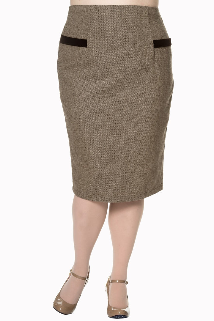 LADY LUCK PENCIL SKIRT by Banned Apparel