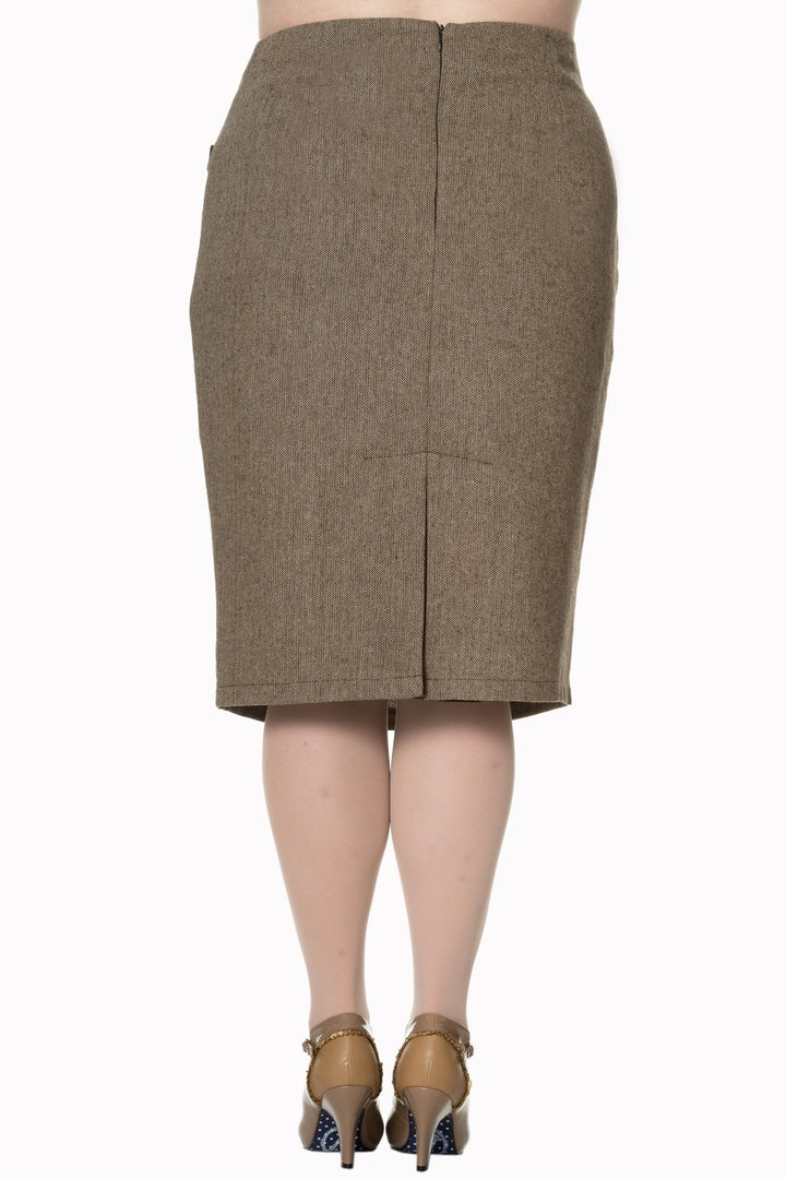 LADY LUCK PENCIL SKIRT by Banned Apparel