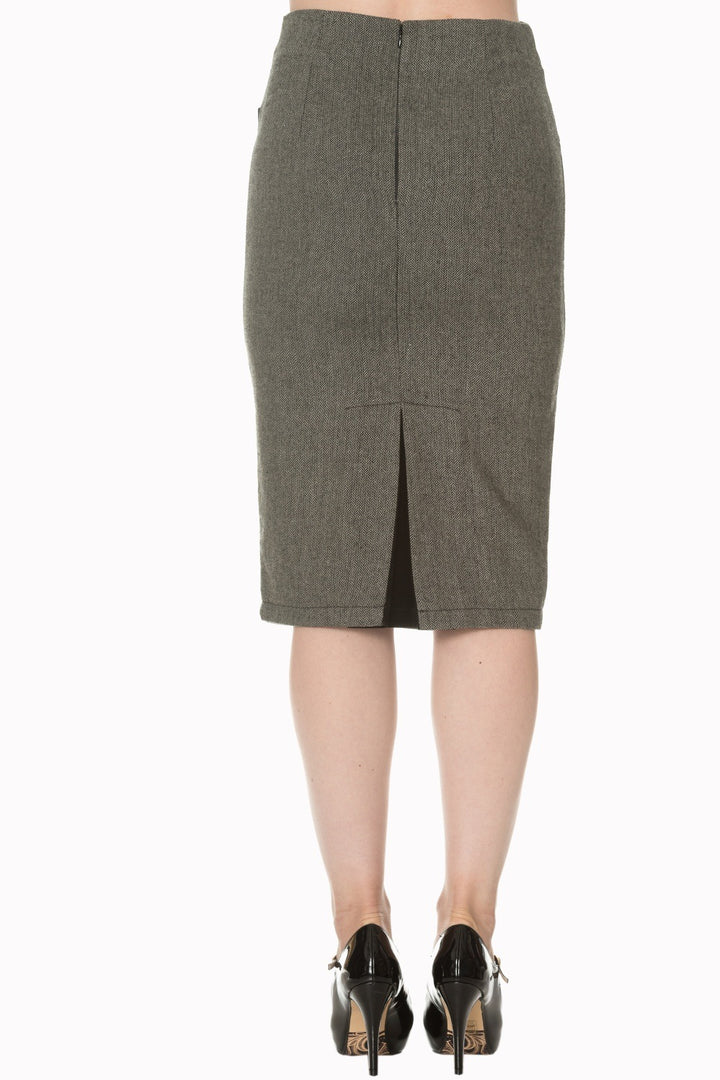 LADY LUCK PENCIL SKIRT by Banned Apparel