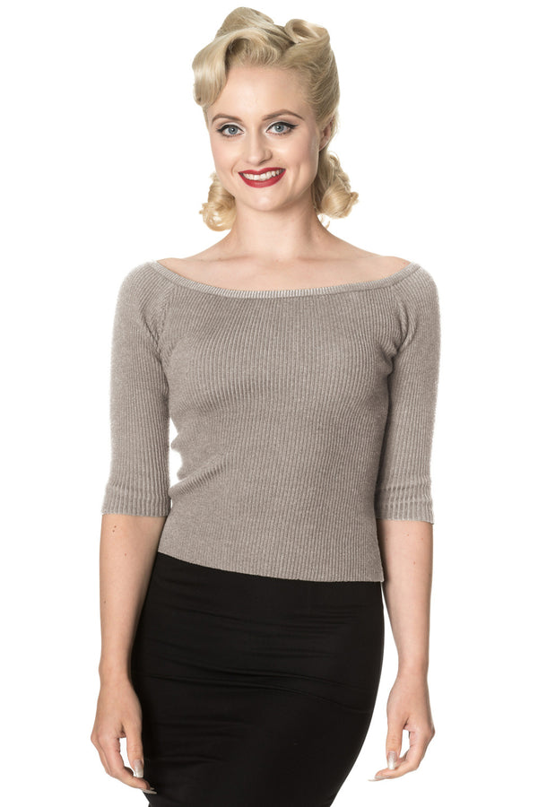 WICKEDLY WONDERFUL KNIT TOP by Banned Apparel