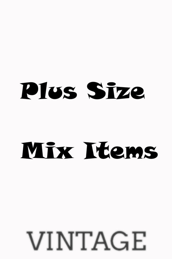 Mix Plus Size Vintage