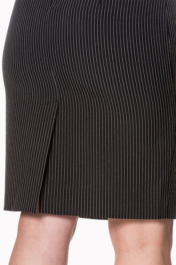 PINSTRIPE PENCIL SKIRT