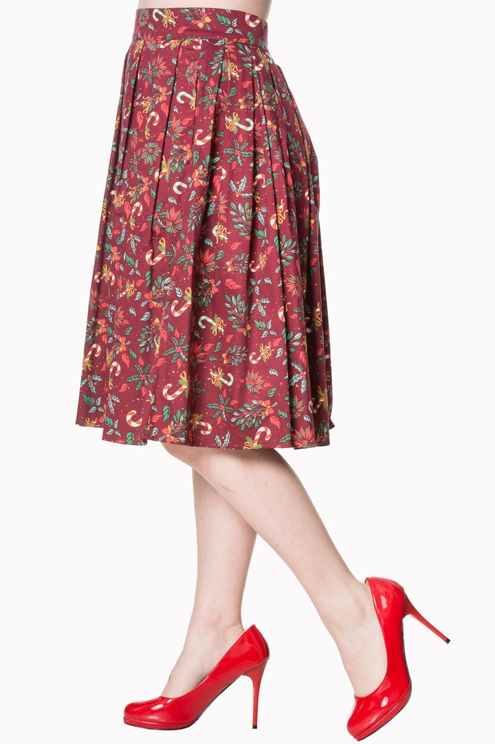 AUTUMN LEAVES SKIRT by Banned Apparel