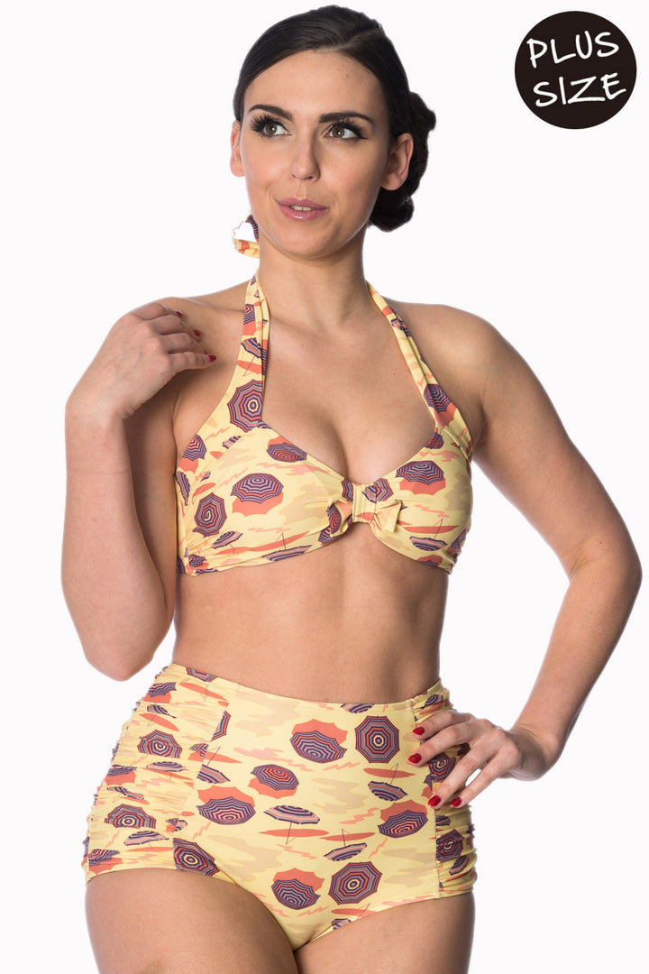 PARASOL BUILT UP HALTER BIKINI by Banned Apparel