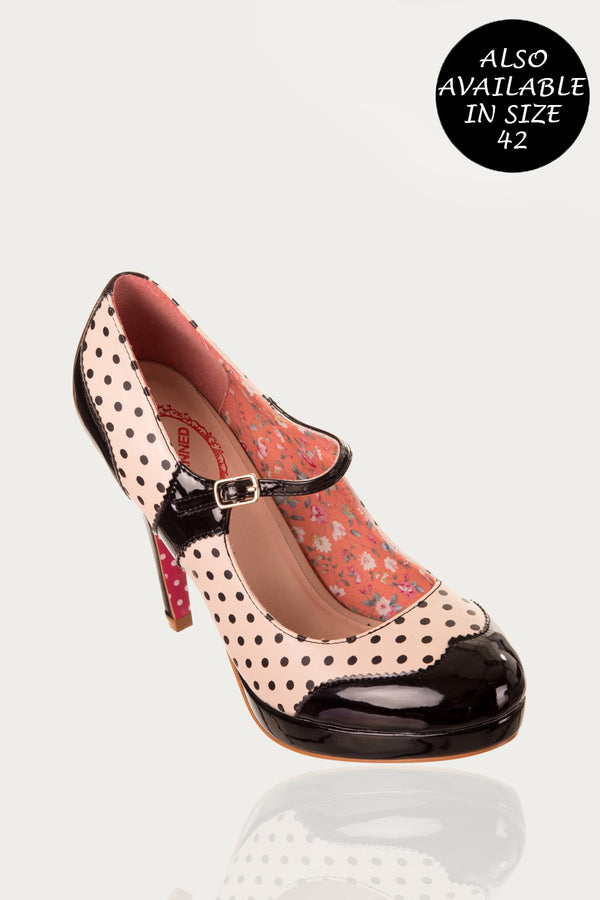 Banned Apparel - Mary Jane Spotted Heels
