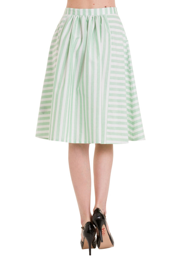 Banned Apparel - Candy Stripe Skirt