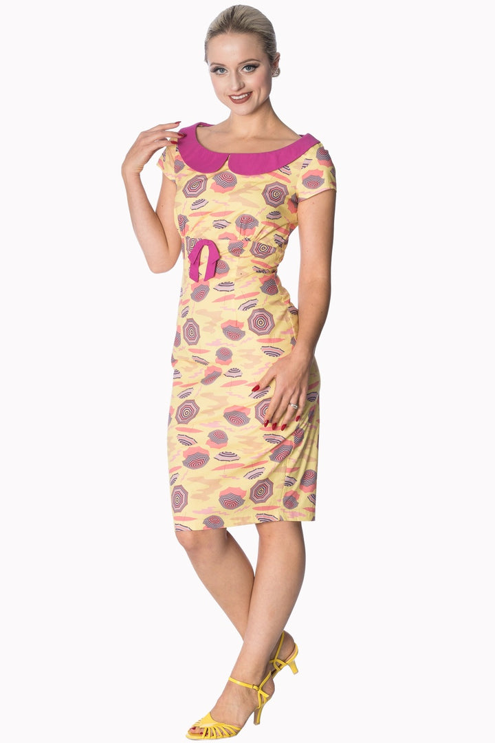 PARASOL WIGGLE DRESS by Banned Apparel