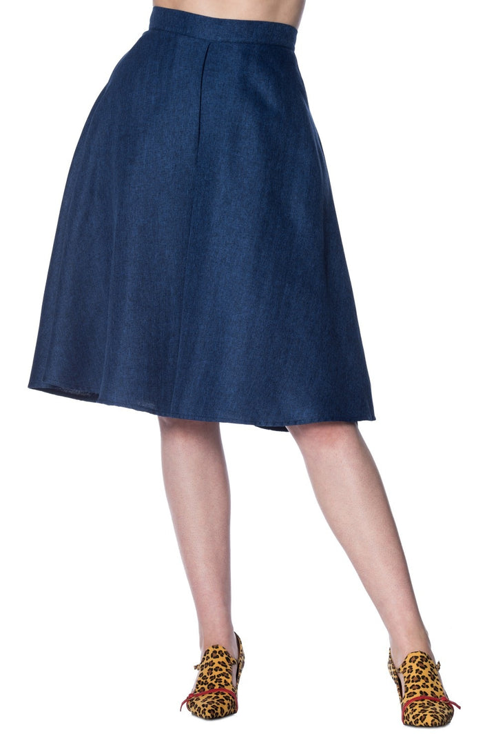 SECRETARY FLARE SKIRT by Banned Apparel