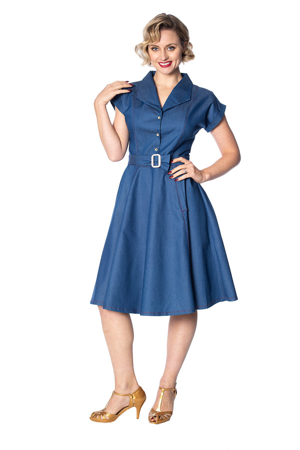 SEASIDE DINER 50S DRESS by Banned Apparel