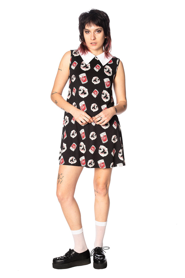 GLAMPIRE COLLAR DRESS by Banned Apparel