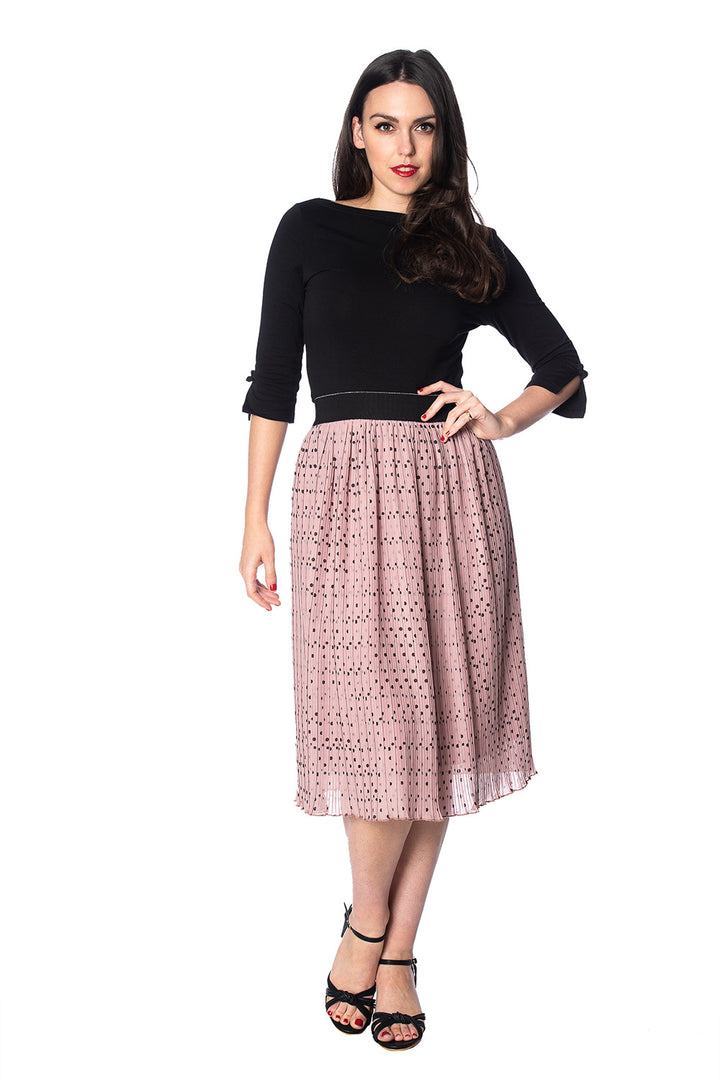 DOTS ABOUT SPOTS SKIRT by Banned Apparel