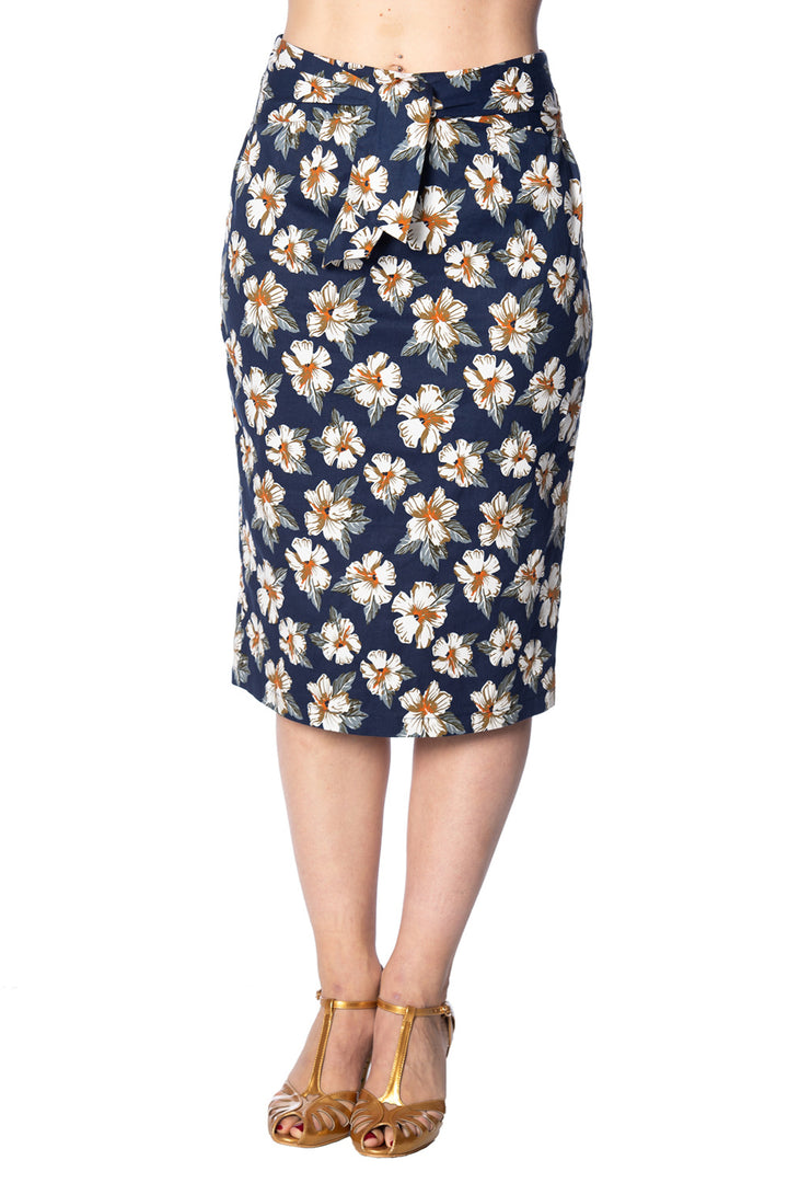 BEACH BABE PENCIL SKIRT by Banned Apparel