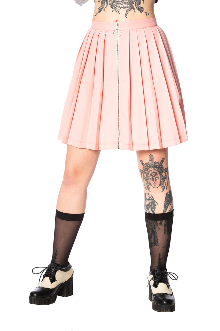 URBAN VAMP PLEATS SKIRT by Banned Apparel