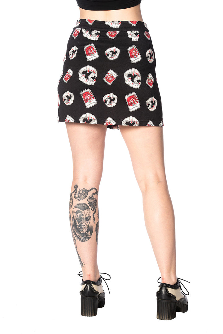 GLAMPIRE BODYCON SKIRT by Banned Apparel