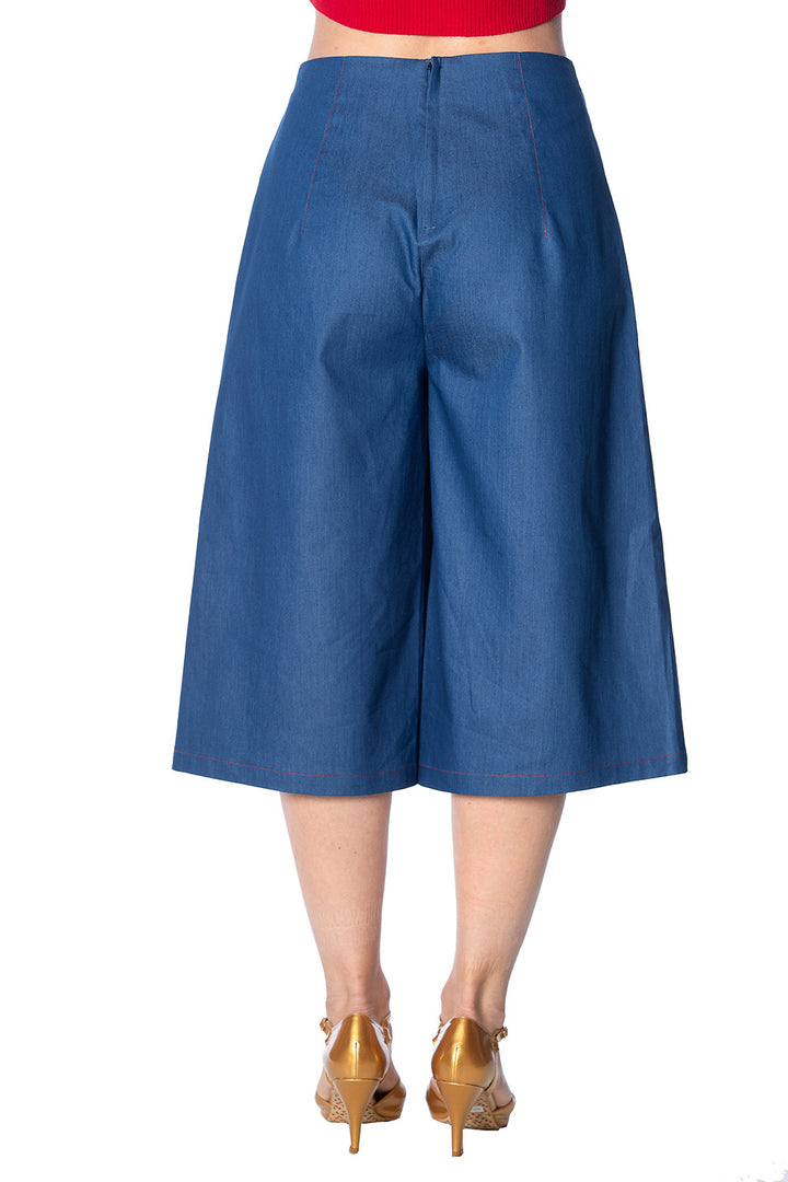 HAPPY SUMMER WIDE LEG CULOTTES by Banned Apparel