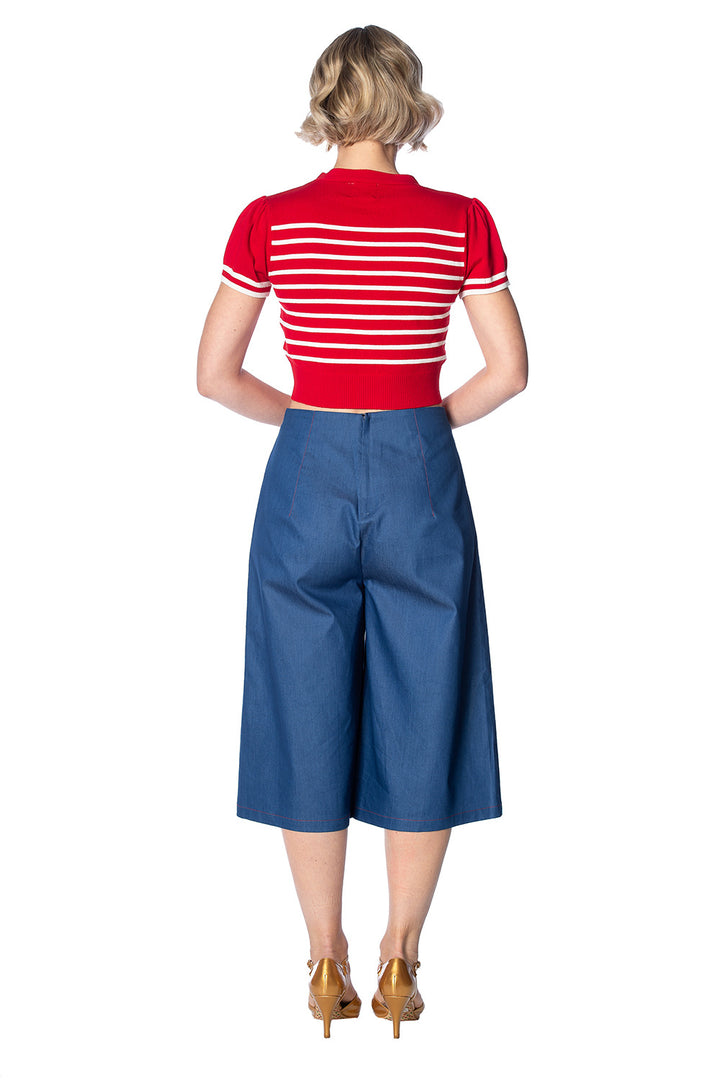 HAPPY SUMMER WIDE LEG CULOTTES by Banned Apparel