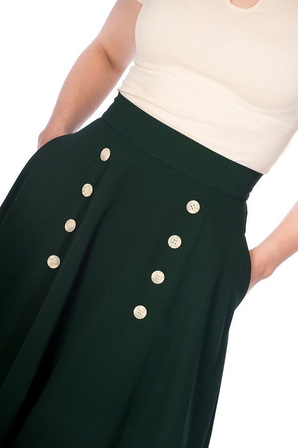 CUTE AS A BUTTON SKIRT