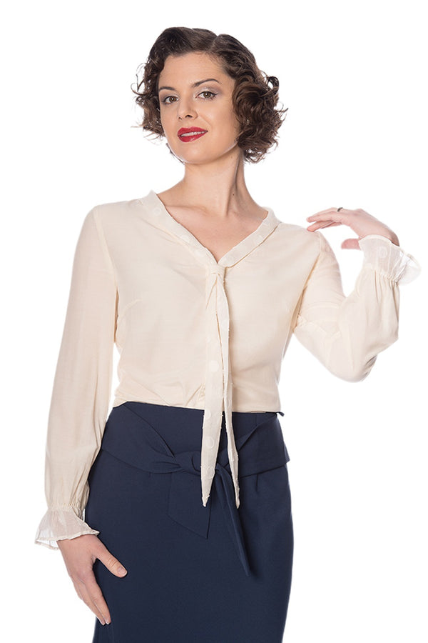 THE BETTY RUFFLE BLOUSE