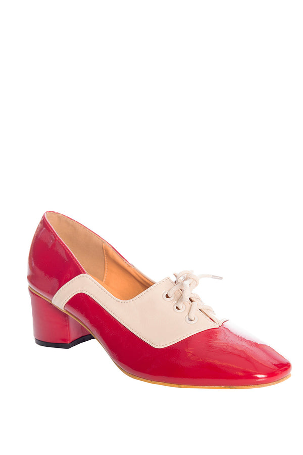 THE MODERNIST TWO TONE LACE SHOE