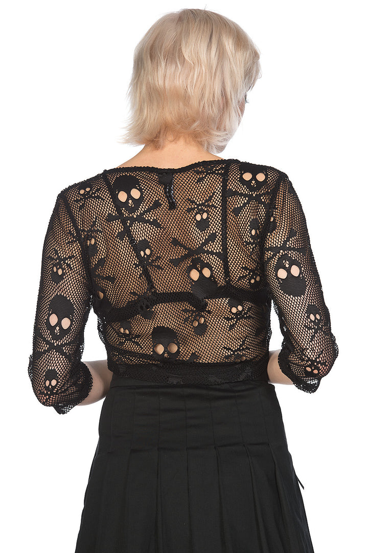 SKULL CROP TOP by Banned Apparel